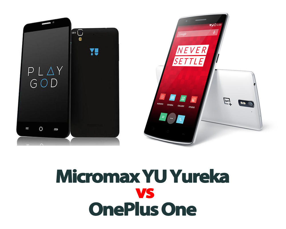 oneplus one vs micromax yu yureka