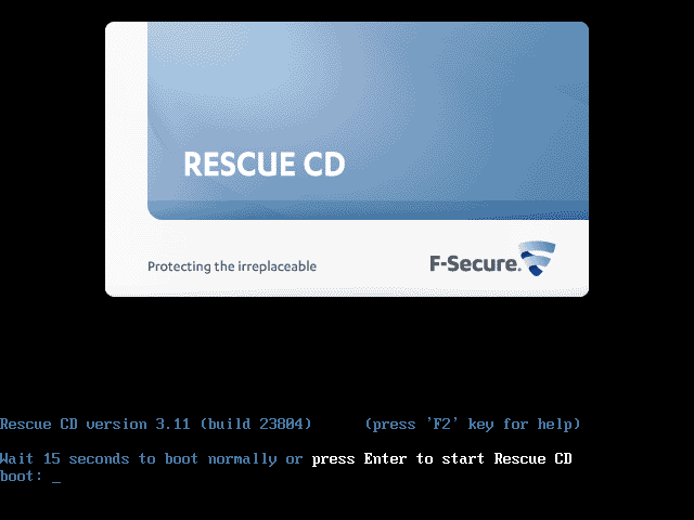 f-secure rescue cd