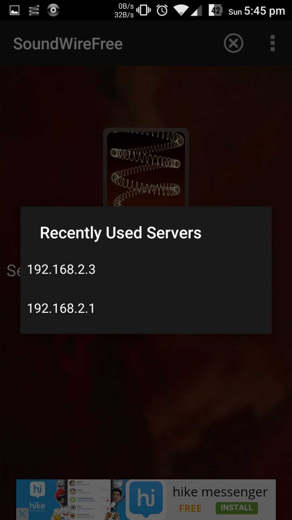 soundwire recently used servers