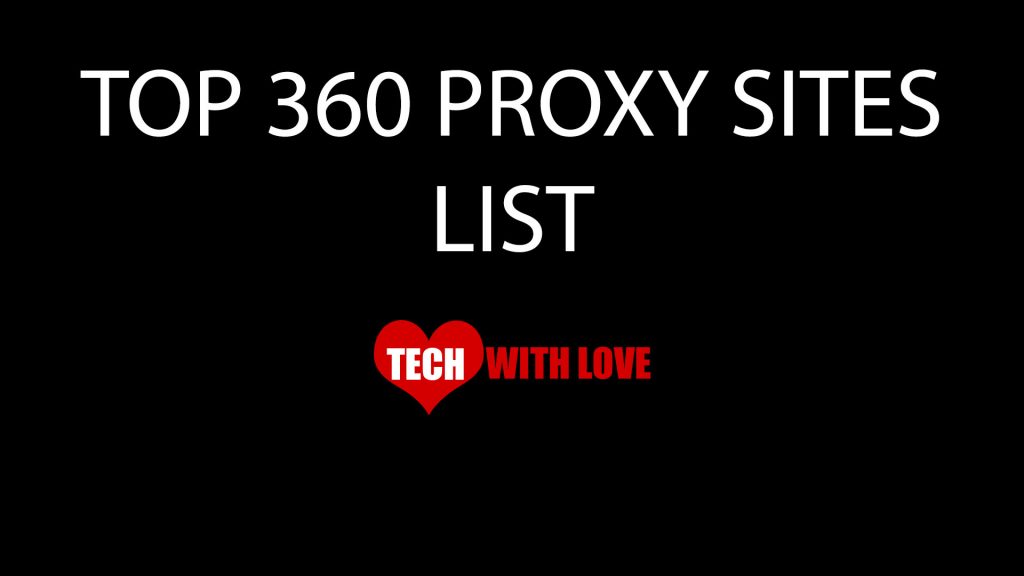proxy sites list