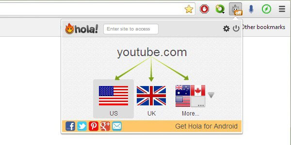 hola extension